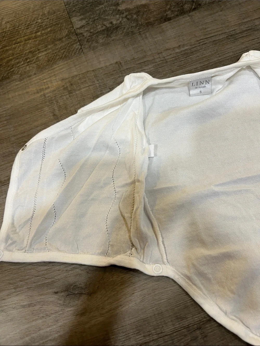 Kimono Style bodysuit size 6M by Spanish brand Linn by Diacar